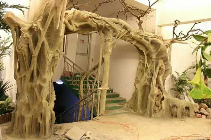 水泥仿真樹木雕塑,仿真水泥雕塑